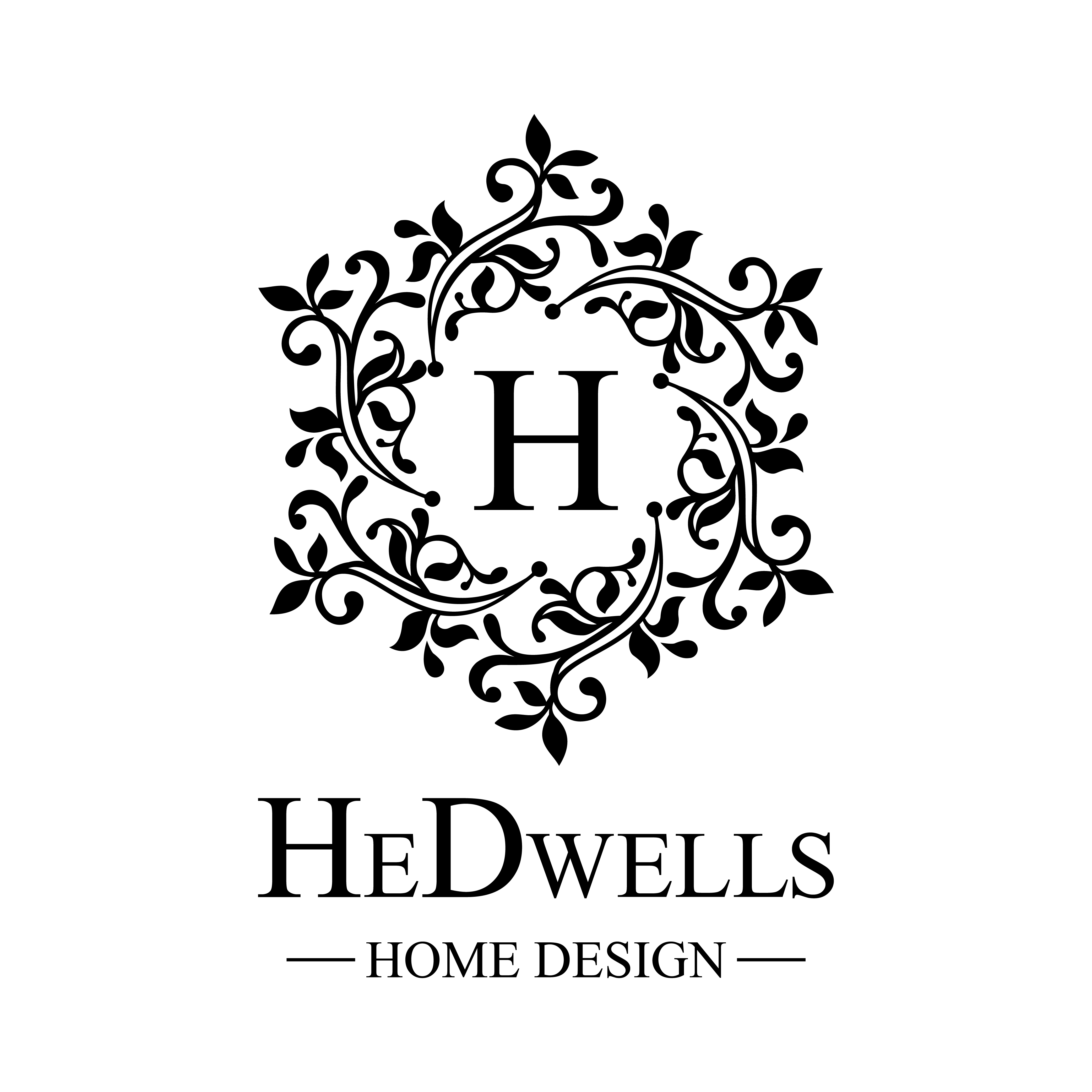hedwells home design logo